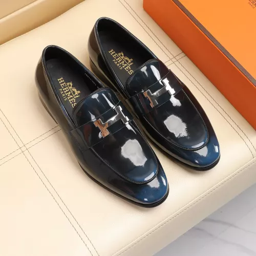 Replica Hermes Leather Shoes For Men #1348026 $88.00 USD for Wholesale
