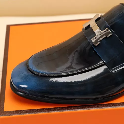 Replica Hermes Leather Shoes For Men #1348026 $88.00 USD for Wholesale