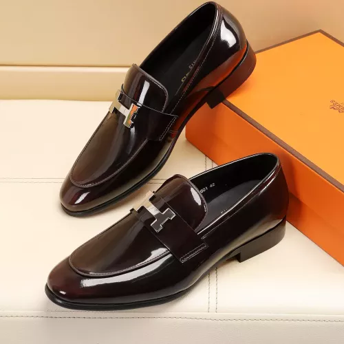 Wholesale Hermes Leather Shoes For Men #1348027 $88.00 USD, Wholesale Quality Replica Hermes Leather Shoes