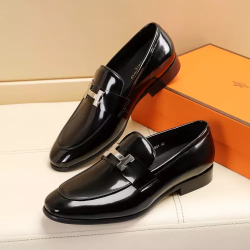 Wholesale Hermes Leather Shoes For Men #1348029 $88.00 USD, Wholesale Quality Replica Hermes Leather Shoes