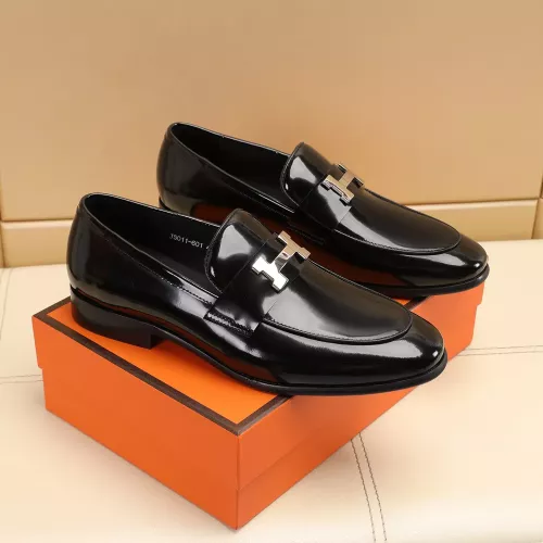 Replica Hermes Leather Shoes For Men #1348029 $88.00 USD for Wholesale