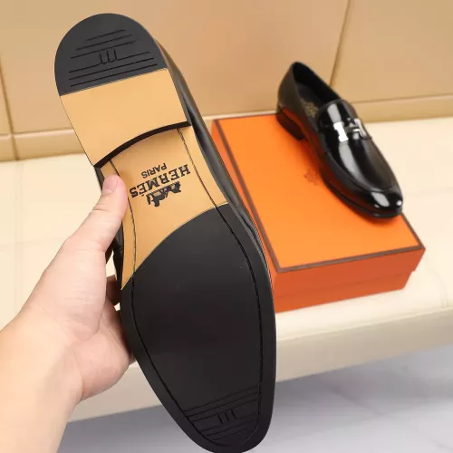 Replica Hermes Leather Shoes For Men #1348029 $88.00 USD for Wholesale