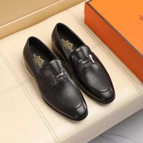 Replica Hermes Leather Shoes For Men #1348030 $88.00 USD for Wholesale