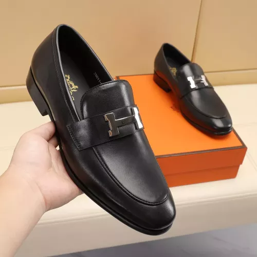 Replica Hermes Leather Shoes For Men #1348030 $88.00 USD for Wholesale