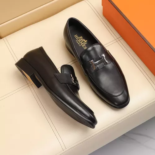 Replica Hermes Leather Shoes For Men #1348030 $88.00 USD for Wholesale