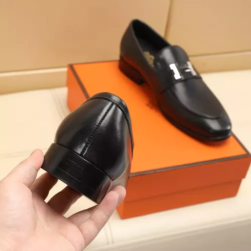 Replica Hermes Leather Shoes For Men #1348030 $88.00 USD for Wholesale
