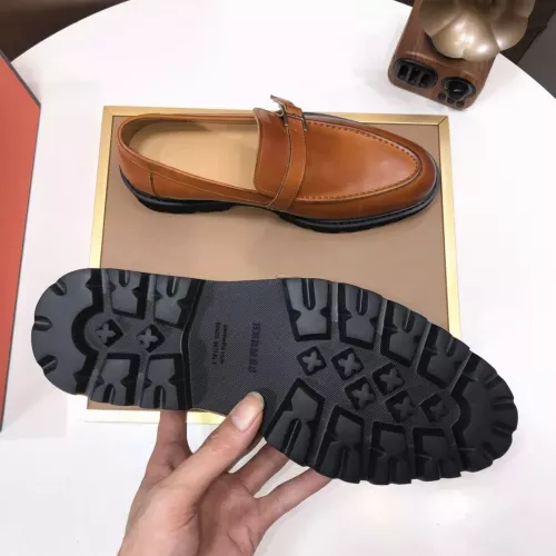 Replica Hermes Leather Shoes For Men #1348049 $102.00 USD for Wholesale