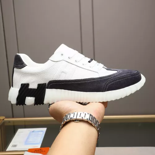 Replica Hermes Casual Shoes For Men #1348066 $88.00 USD for Wholesale