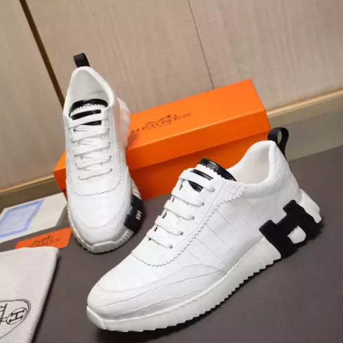 Replica Hermes Casual Shoes For Men #1348190 $82.00 USD for Wholesale