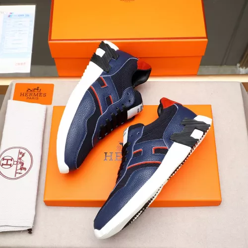 Replica Hermes Casual Shoes For Men #1348213 $82.00 USD for Wholesale