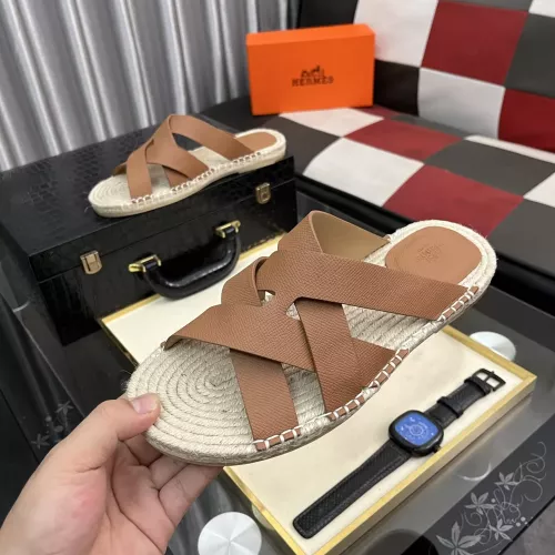 Wholesale Hermes Slippers For Men #1348350 $64.00 USD, Wholesale Quality Replica Hermes Slippers