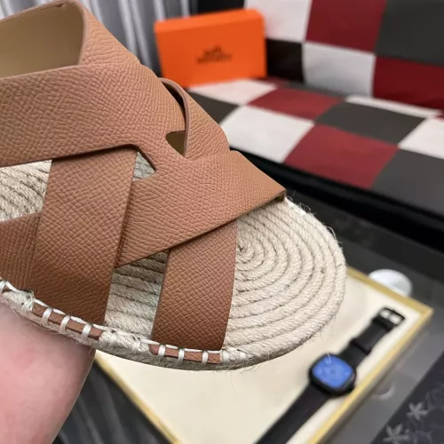 Replica Hermes Slippers For Men #1348350 $64.00 USD for Wholesale