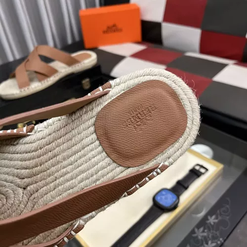 Replica Hermes Slippers For Men #1348350 $64.00 USD for Wholesale