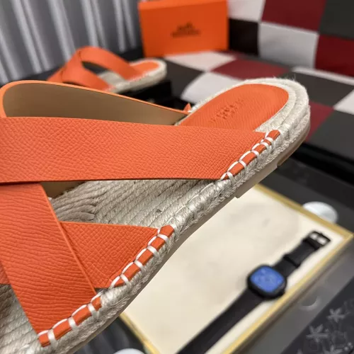 Replica Hermes Slippers For Men #1348351 $64.00 USD for Wholesale