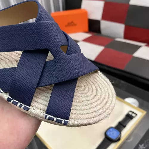 Replica Hermes Slippers For Men #1348353 $64.00 USD for Wholesale