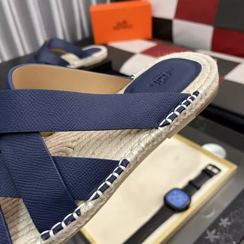 Replica Hermes Slippers For Men #1348353 $64.00 USD for Wholesale