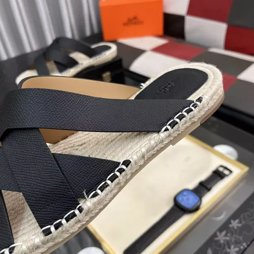 Replica Hermes Slippers For Men #1348354 $64.00 USD for Wholesale