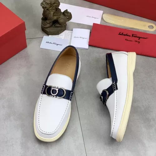 Wholesale Salvatore Ferragamo Leather Shoes For Men #1348365 $105.00 USD, Wholesale Quality Replica Salvatore Ferragamo Leather Shoes