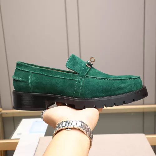 Replica Hermes Leather Shoes For Men #1348370 $85.00 USD for Wholesale
