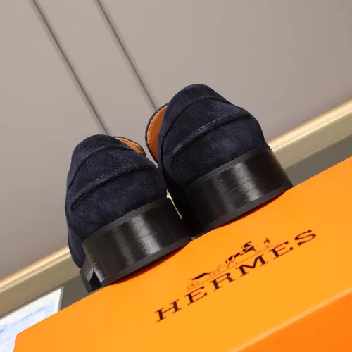 Replica Hermes Leather Shoes For Men #1348372 $85.00 USD for Wholesale