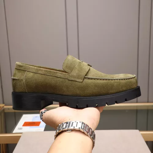 Replica Hermes Leather Shoes For Men #1348374 $85.00 USD for Wholesale