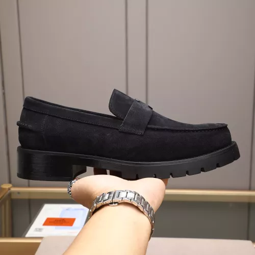 Replica Hermes Leather Shoes For Men #1348377 $85.00 USD for Wholesale