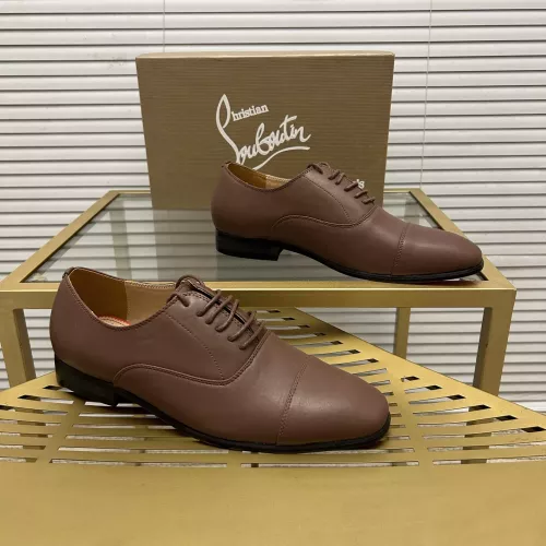 Wholesale Christian Louboutin Leather Shoes For Men #1348384 $92.00 USD, Wholesale Quality Replica Christian Louboutin Leather Shoes
