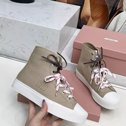 Replica MIU MIU High Tops Shoes For Women #1348501 $96.00 USD for Wholesale
