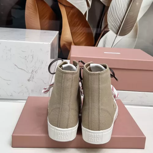Replica MIU MIU High Tops Shoes For Women #1348501 $96.00 USD for Wholesale