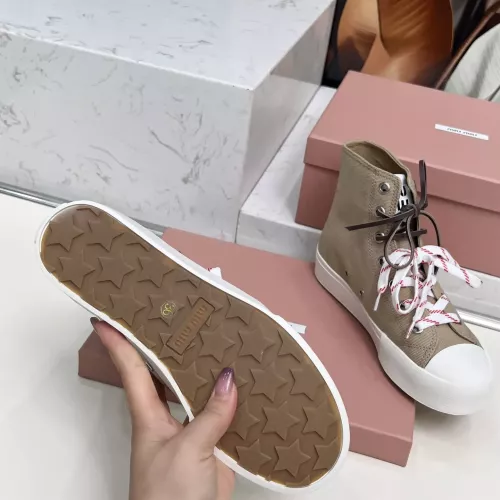 Replica MIU MIU High Tops Shoes For Women #1348501 $96.00 USD for Wholesale