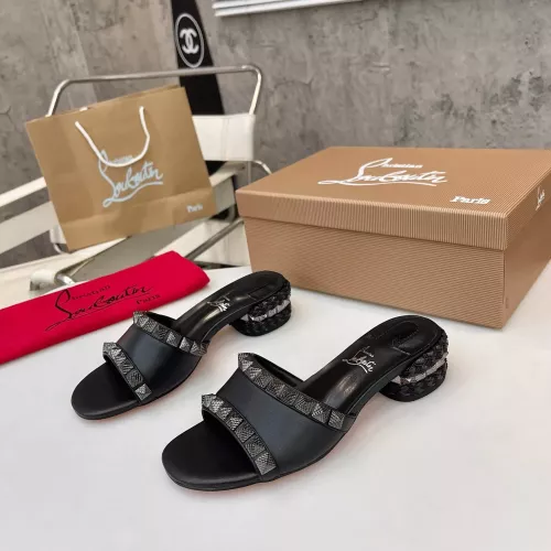 Wholesale Christian Louboutin CL Slippers For Women #1348509 $98.00 USD, Wholesale Quality Replica Christian Louboutin CL Slippers