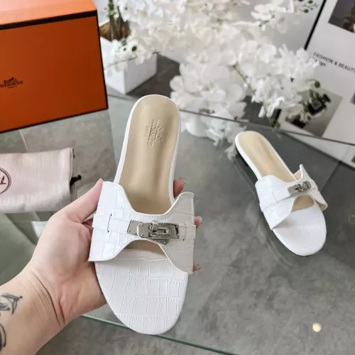 Replica Hermes Slippers For Women #1348605 $82.00 USD for Wholesale