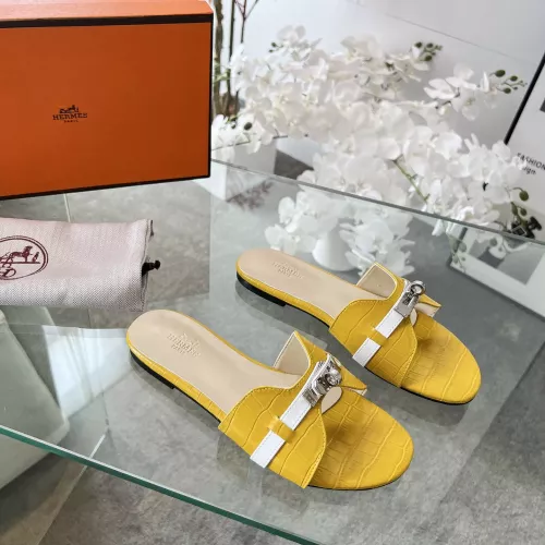 Replica Hermes Slippers For Women #1348608 $82.00 USD for Wholesale