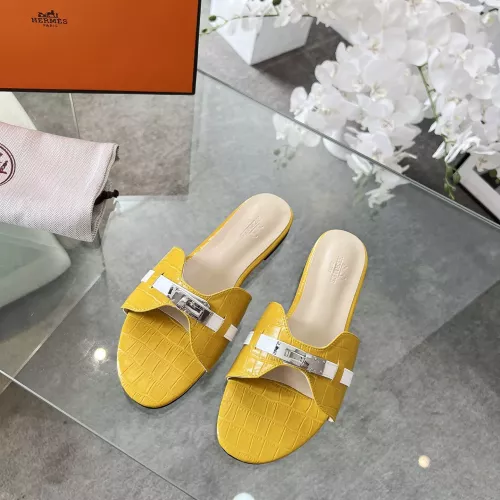 Replica Hermes Slippers For Women #1348608 $82.00 USD for Wholesale