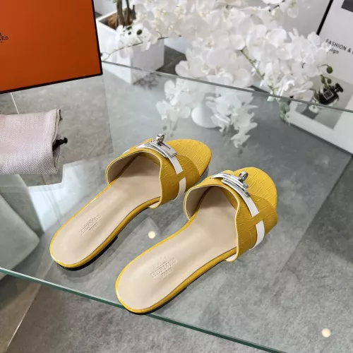 Replica Hermes Slippers For Women #1348608 $82.00 USD for Wholesale