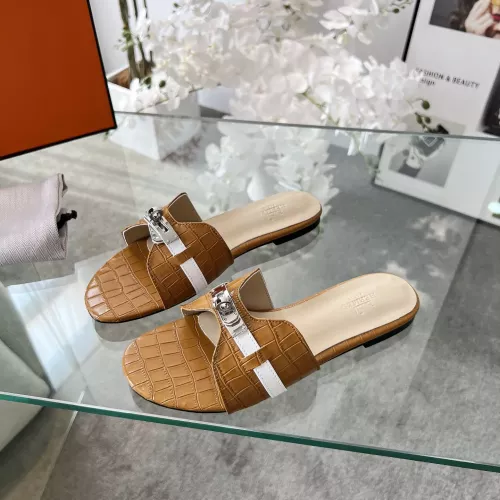 Wholesale Hermes Slippers For Women #1348609 $82.00 USD, Wholesale Quality Replica Hermes Slippers