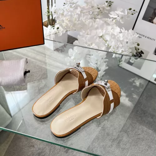 Replica Hermes Slippers For Women #1348609 $82.00 USD for Wholesale
