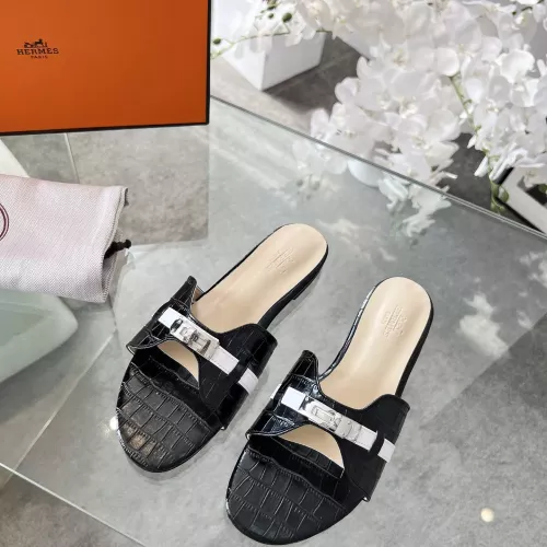Replica Hermes Slippers For Women #1348610 $82.00 USD for Wholesale