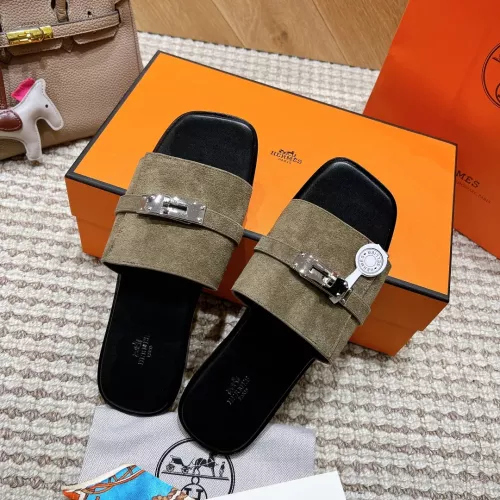 Replica Hermes Slippers For Men #1348622 $105.00 USD for Wholesale