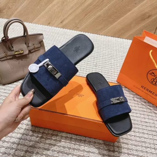 Replica Hermes Slippers For Men #1348629 $105.00 USD for Wholesale