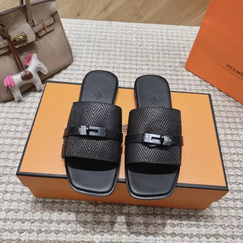 Replica Hermes Slippers For Men #1348630 $105.00 USD for Wholesale