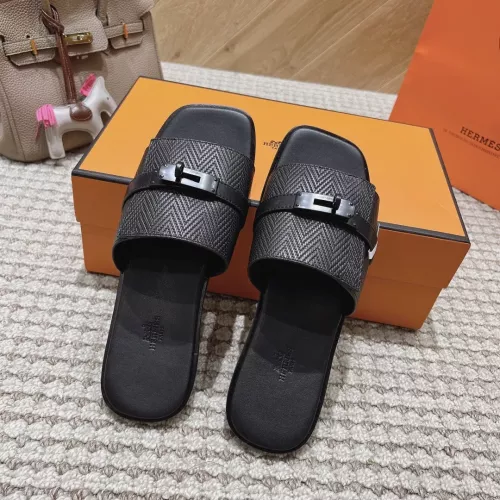 Replica Hermes Slippers For Men #1348630 $105.00 USD for Wholesale