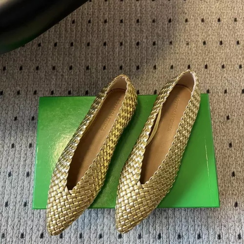 Wholesale Bottega Veneta BV Flat Shoes For Women #1348641 $128.00 USD, Wholesale Quality Replica Bottega Veneta BV Flat Shoes