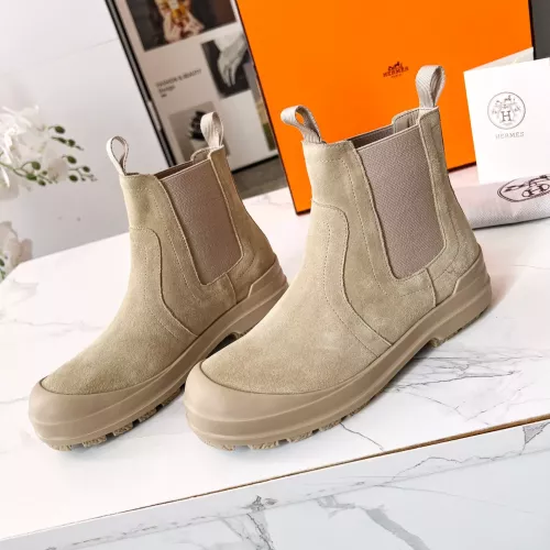Replica Hermes Boots For Women #1348677 $102.00 USD for Wholesale