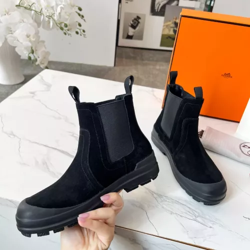 Replica Hermes Boots For Women #1348678 $102.00 USD for Wholesale