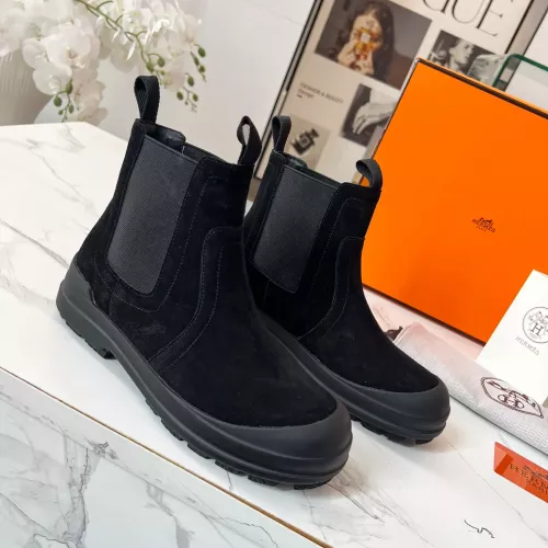 Replica Hermes Boots For Women #1348678 $102.00 USD for Wholesale