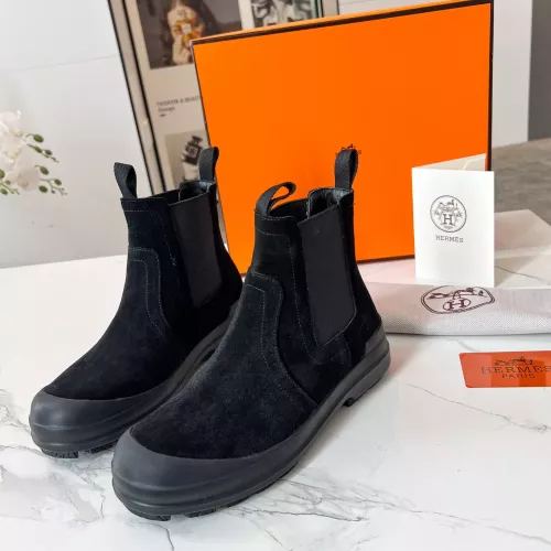 Replica Hermes Boots For Women #1348678 $102.00 USD for Wholesale
