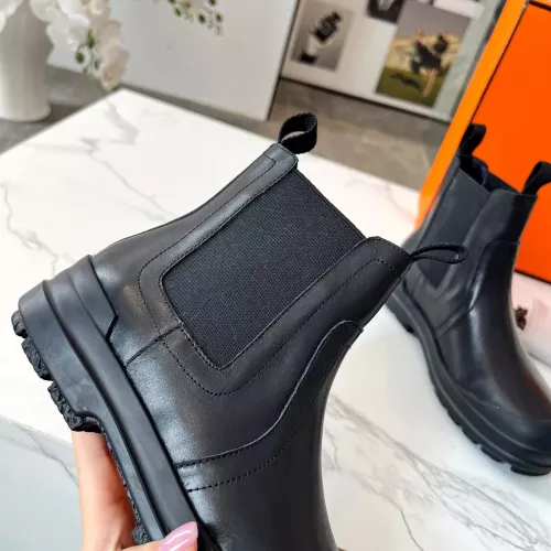 Replica Hermes Boots For Women #1348679 $102.00 USD for Wholesale