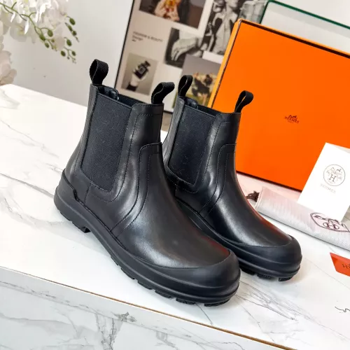 Replica Hermes Boots For Women #1348679 $102.00 USD for Wholesale