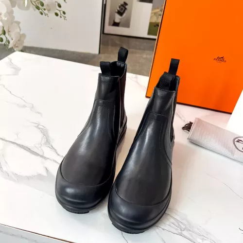 Replica Hermes Boots For Women #1348679 $102.00 USD for Wholesale